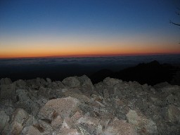 Sunrise on Shaefers Peak